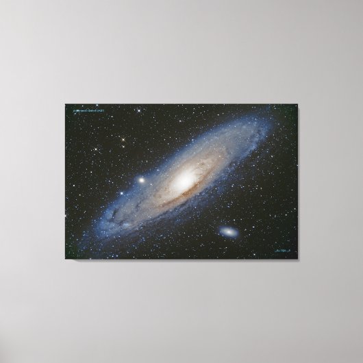 Andromeda Galaxy (M31) - Distinguished Leinwand (Vorderseite)