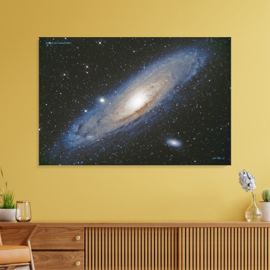 Andromeda Galaxy (M31) - Distinguished Leinwand (Insitu (Wohnzimmer))