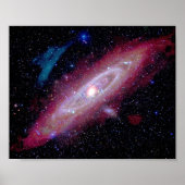 Andromeda Galaxy Messier 31 Composite Image Poster (Vorne)