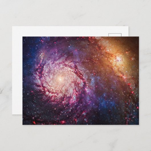 Andromeda Galaxy Milky Way Postkarten (Vorne/Hinten)