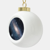 Andromeda Galaxy Milky Way Stars Universe Chic Keramik Kugel-Ornament (Rechts)