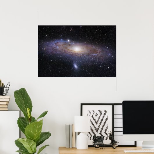 Andromeda Galaxy Poster (Heimbüro)