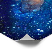Andromeda Galaxy Poster (Ecke)