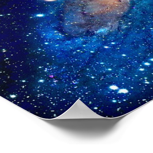 Andromeda Galaxy Poster (Ecke)