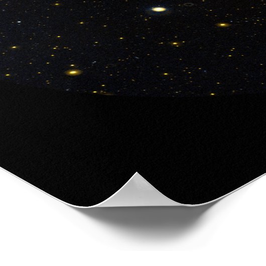 Andromeda Galaxy Poster (Ecke)