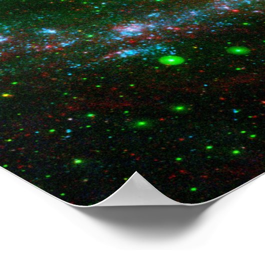 Andromeda Galaxy Poster (Ecke)