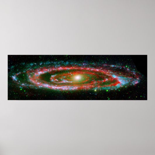 Andromeda Galaxy Poster (Vorne)