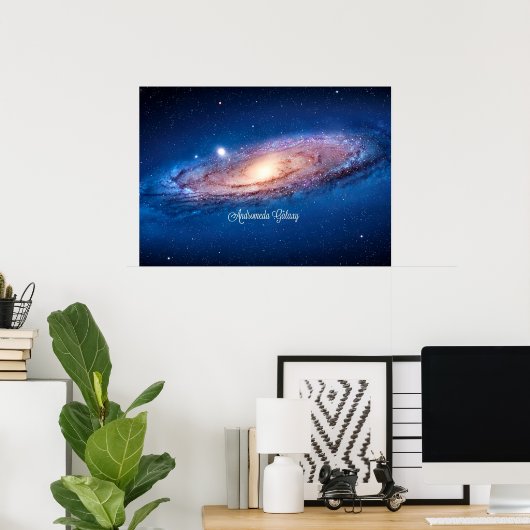 Andromeda Galaxy Poster (Heimbüro)