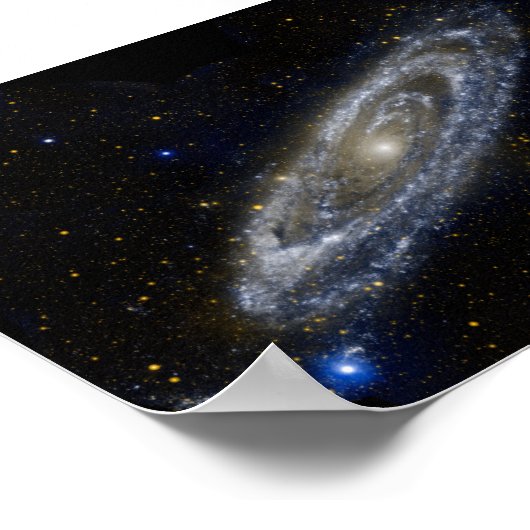Andromeda Galaxy Poster (Ecke)