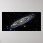 Andromeda Galaxy Poster (Vorne)