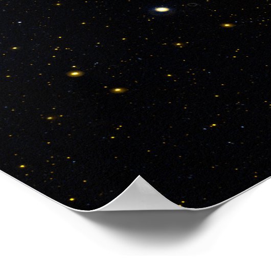 Andromeda Galaxy Poster (Ecke)