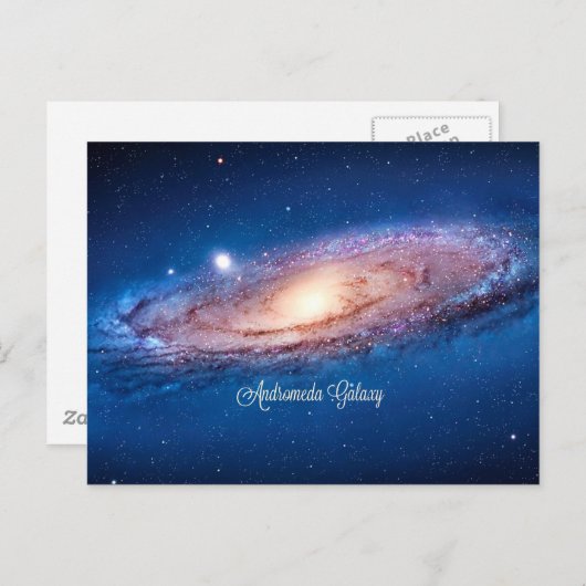 Andromeda Galaxy Postkarte (Vorne/Hinten)