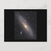 Andromeda Galaxy Postkarte (Vorderseite)