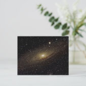 Andromeda Galaxy Postkarte (Stehend Vorderseite)