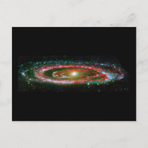 Andromeda Galaxy Postkarte