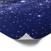 Andromeda Galaxy Print Poster (Ecke)