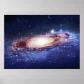 Andromeda Galaxy Print Poster (Vorne)