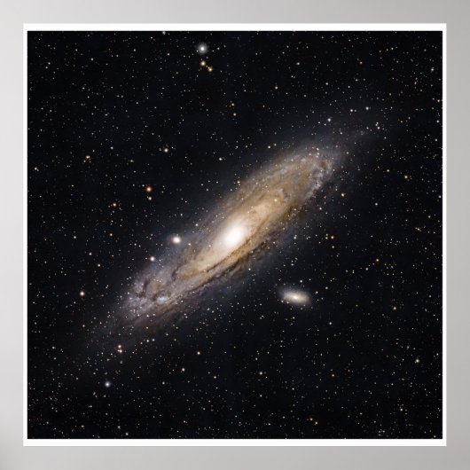 Andromeda Galaxy | Space Photography Poster (Vorne)