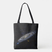 Andromeda Galaxy Starry Sky Tasche (Rückseite)