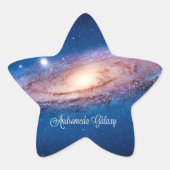 Andromeda Galaxy Stern-Aufkleber (Vorderseite)