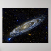 Andromeda Galaxy Ultraviolet View, ZGOS Poster (Vorne)