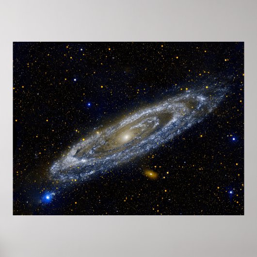 Andromeda Galaxy Ultraviolet View, ZGOS Poster (Vorne)