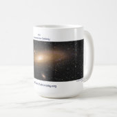 Andromeda Galaxy von Nikkolai Davenport - 15oz Tas Kaffeetasse (VorderseiteRechts)