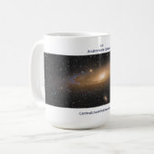 Andromeda Galaxy von Nikkolai Davenport - 15oz Tas Kaffeetasse (Vorderseite Links)
