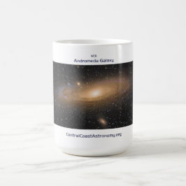 Andromeda Galaxy von Nikkolai Davenport - 15oz Tas Kaffeetasse