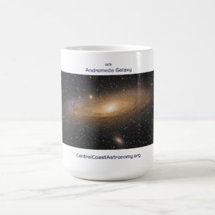 Andromeda Galaxy von Nikkolai Davenport - 15oz Tas Kaffeetasse