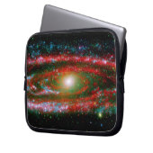 Andromeda Gallaxy Laptopschutzhülle (Vorderseite Links)