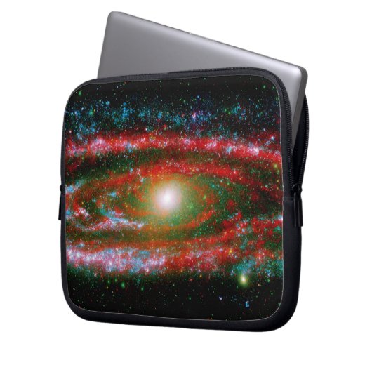 Andromeda Gallaxy Laptopschutzhülle (Vorderseite Links)