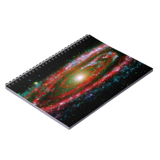 Andromeda Gallaxy Notizblock (Linke Seite)
