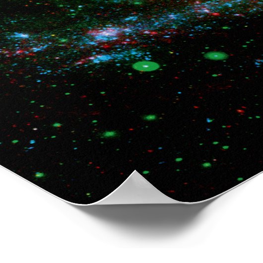 Andromeda Gallaxy Poster (Ecke)