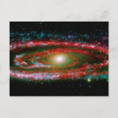 Andromeda Gallaxy Postkarte (Vorderseite)