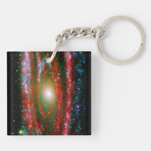 Andromeda Gallaxy Schlüsselanhänger (Rückseite)