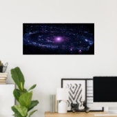 Andromeda in Ultraviolett Poster (Heimbüro)
