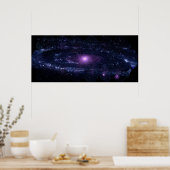Andromeda in Ultraviolett Poster (Küche)