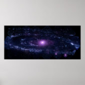 Andromeda in Ultraviolett Poster (Vorne)