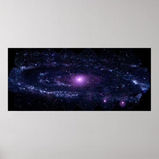 Andromeda in Ultraviolett Poster (Vorne)