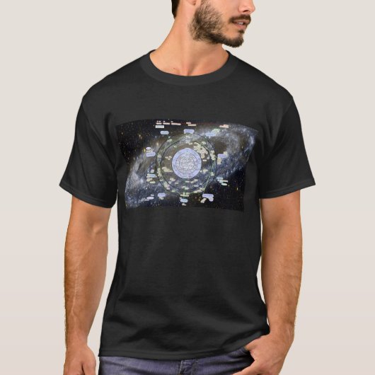 Andromeda-Karte -- Starquest T-Shirt (Vorderseite)