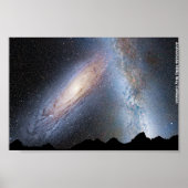 Andromeda - Kollision der Milchstraße Poster (Vorne)