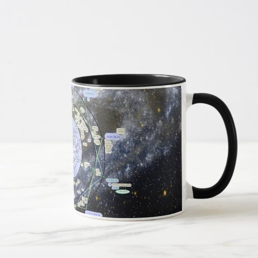 Andromeda Map mug Tasse (Rechts)