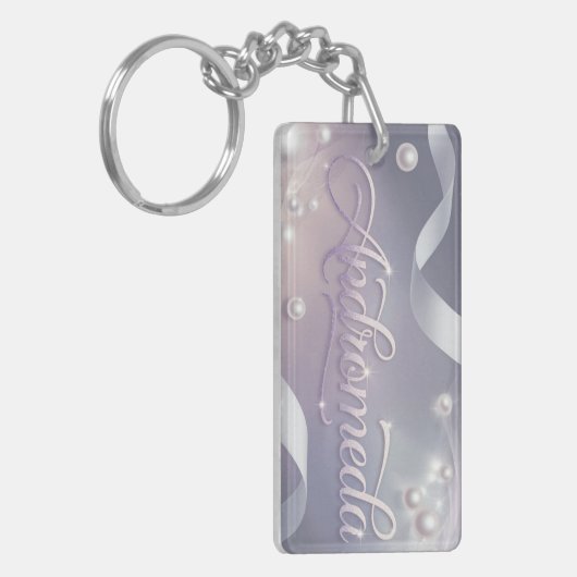 Andromeda Name Schlüsselkette Schlüsselanhänger (Vorderseite links)