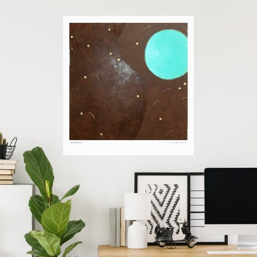 Andromeda Print Poster (Heimbüro)