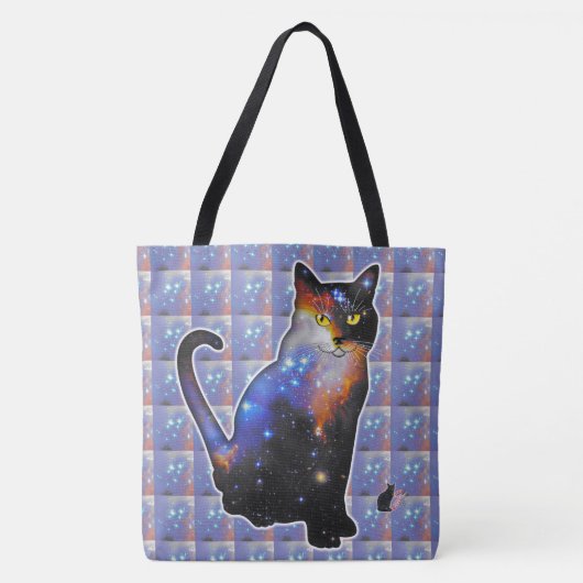Andromeda Space bei Katzen Tasche (Vorderseite)