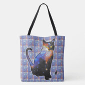 Andromeda Space bei Katzen Tasche (Rückseite)