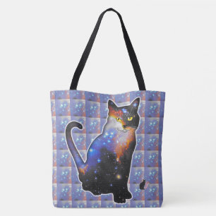 Andromeda Space bei Katzen Tasche