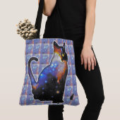 Andromeda Space bei Katzen Tasche (Von Nahem)