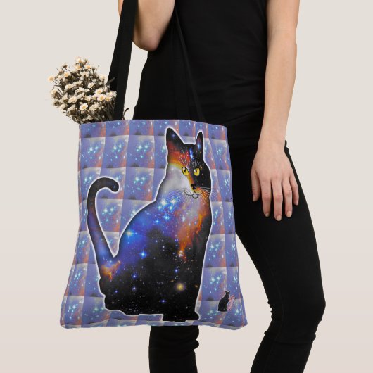 Andromeda Space bei Katzen Tasche (Von Nahem)